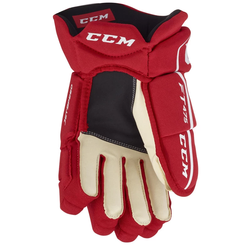 CCM JetSpeed FT475 Junior Hockey Gloves - Image 2