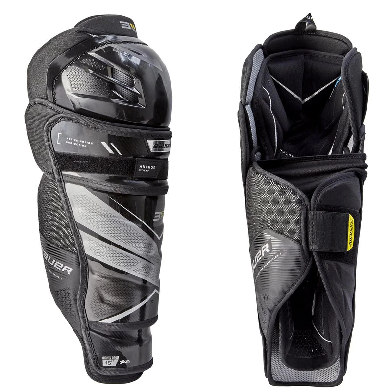Bauer Supreme 3S Pro Intermediate Hockey Shin Guards (2021) - Image 2