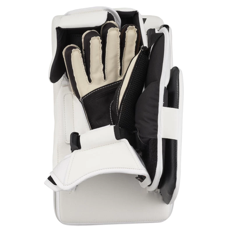 CCM EFLEX 6 Senior Goalie Blocker (2023) - White - Image 2