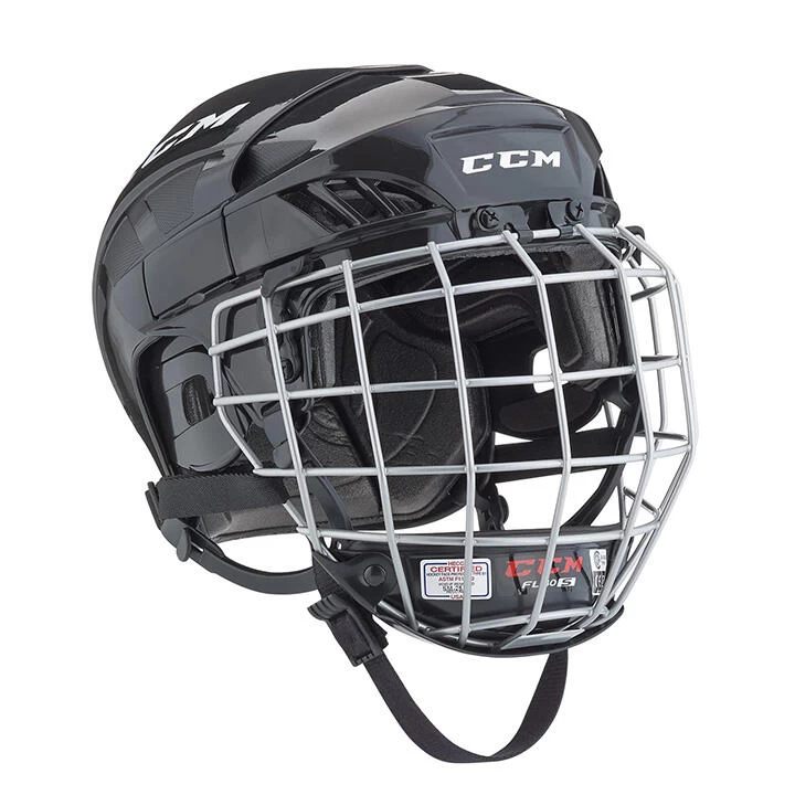 CCM Fitlite FL40 Senior Hockey Helmet Combo - Image 3