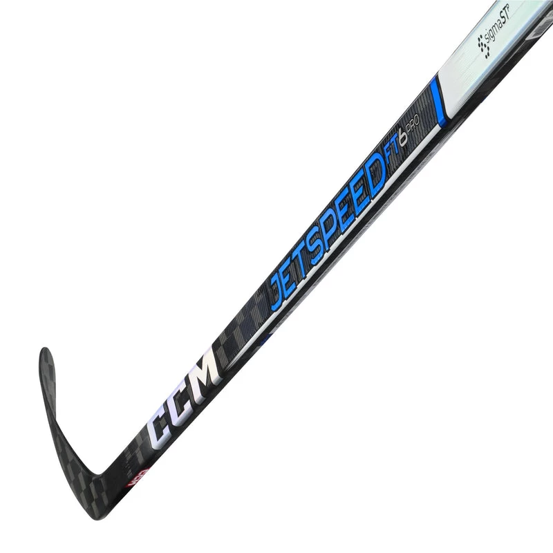 CCM JetSpeed FT6 Pro Junior Hockey Stick (2023) - Blue - Image 4