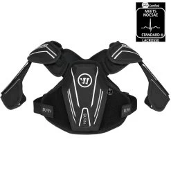 Warrior Burn Next Youth Lacrosse Shoulder Pads - Black